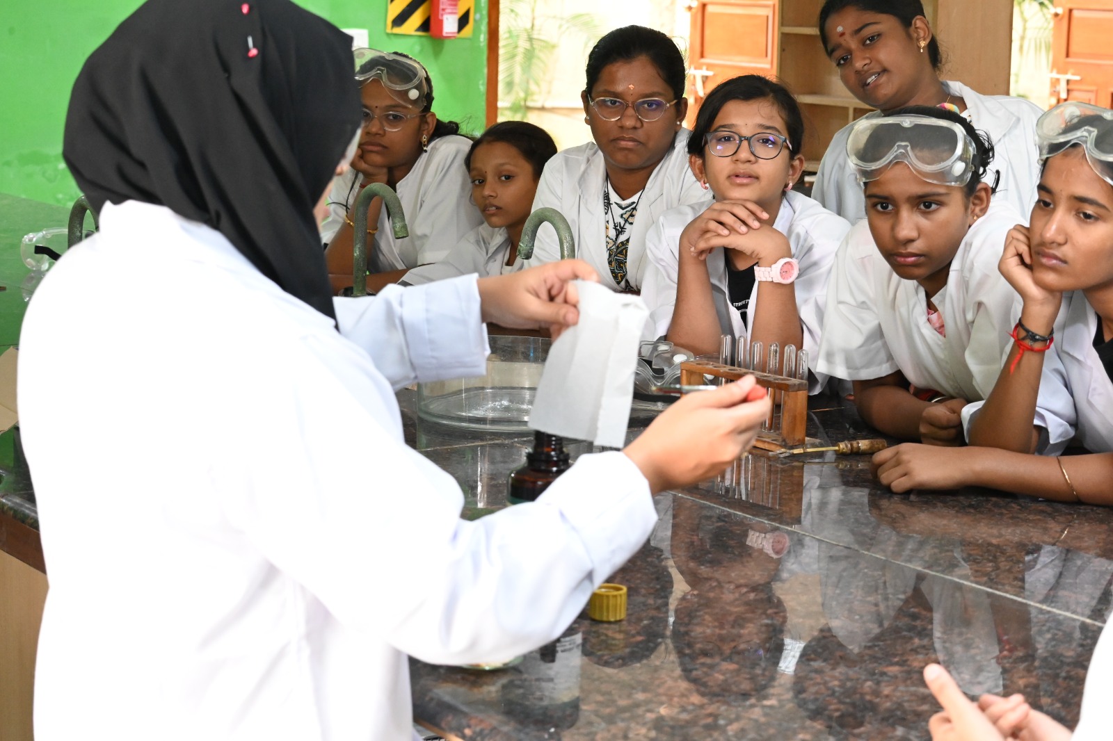 Composite Science Laboratory equipment and set up